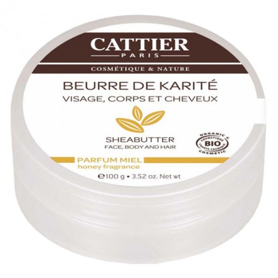 Cattier Beurre de Karité Parfum Miel 100 g