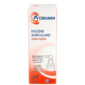 A Cerumen Spray para la higiene del oído 40ml