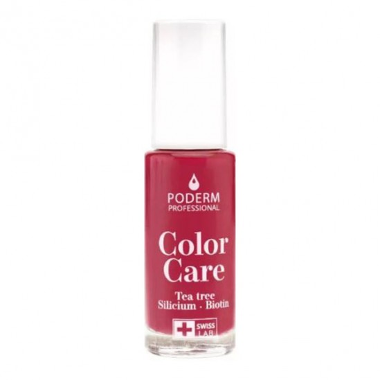 Poderm vernis color care rouge noir 8ml