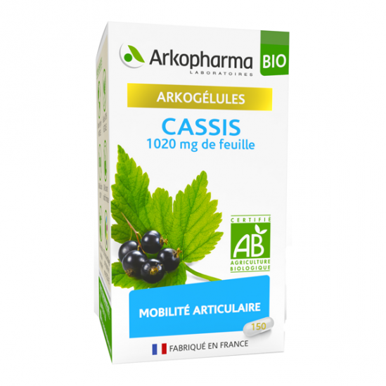 Arkopharma arkogélule bio cassis 150 gélules