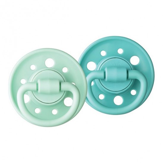 Dodie 2 sucettes caoutchouc pleine nature 6-36 mois