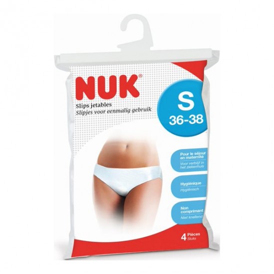 Nuk slips jetables 4 pièces taille S