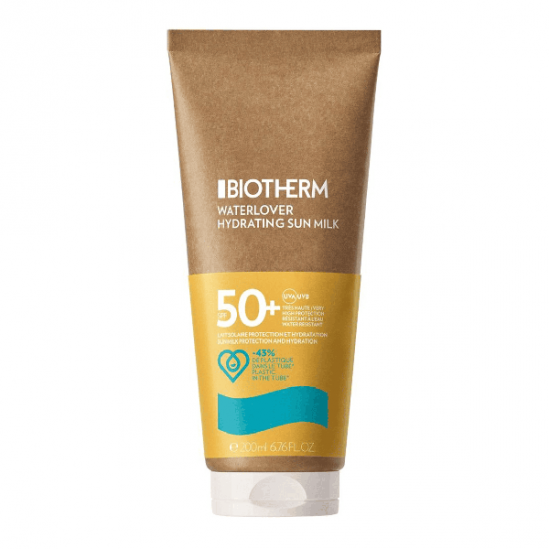 Biotherm waterlover lait solaire hydratant spf50+ 200ml