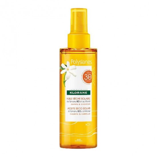 Klorane polysianes huile séche solaire spf30 200ml