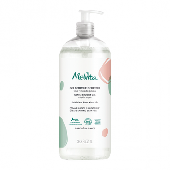 Melvita gel douche douceur 1L