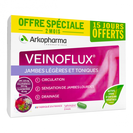 Arkopharma veinoflux 60 gélules