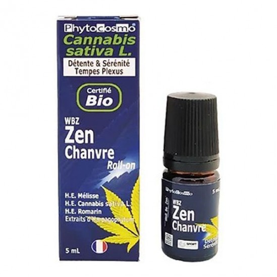 Phytocosmo wbz zen sérum bio chanvre roll-on 5ml Phytocosmo wbz zen sérum bio chanvre roll-on 5ml