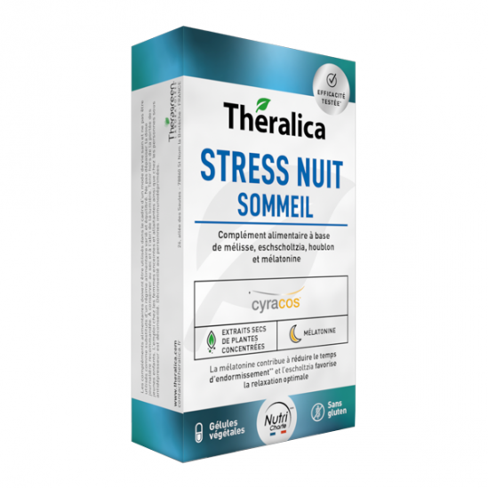 Theralica stress nuit sommeil 30 gélules