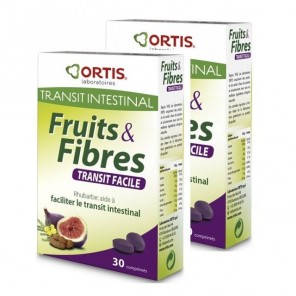 Ortis dúo de fruta y fibra 30 comprimidos