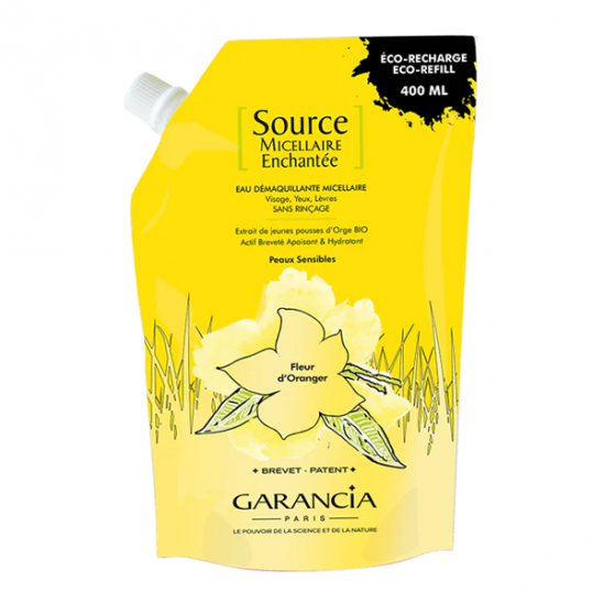 Garancia source enchantée eau démaquillante fleur d'oranger 400ml