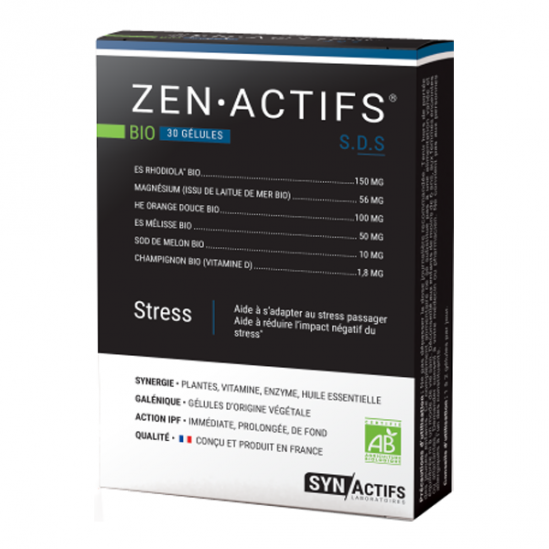 Aragan synactifs zenActifs bio stress 30 gélules