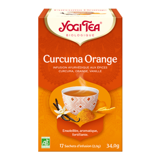 Yogi Tea bio curcuma orange 17 sachets 34g