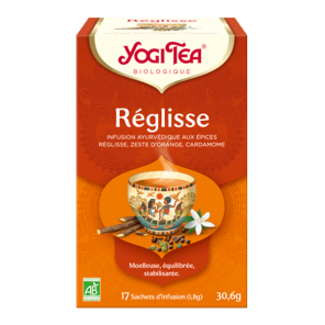 Yogi Tea bio réglisse 17 sachets 30g