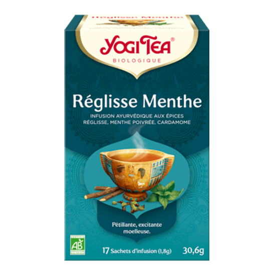 Yogi Tea bio réglisse menthe 17 sachets 30g
