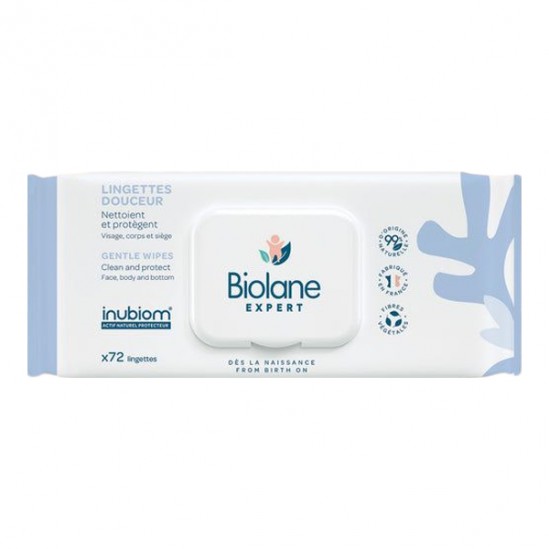 Biolane expert lingettes douceur x72