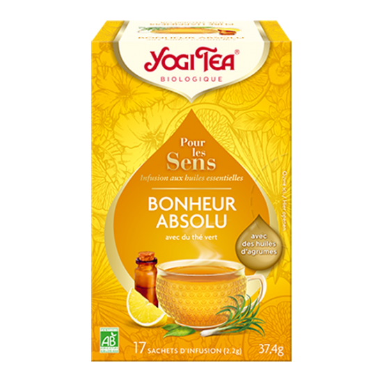 Yogi Tea bio pour les sens bonheur absolu 17 sachets 37g