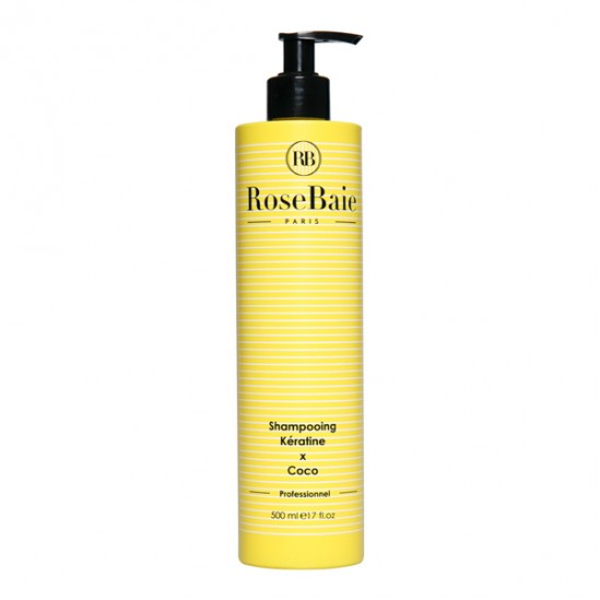 Rosebaie shampoing à la kératine et à l’huile de coco 500ml