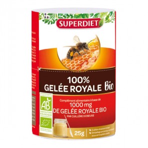 Superdiet gelée royale bio pot de 25g