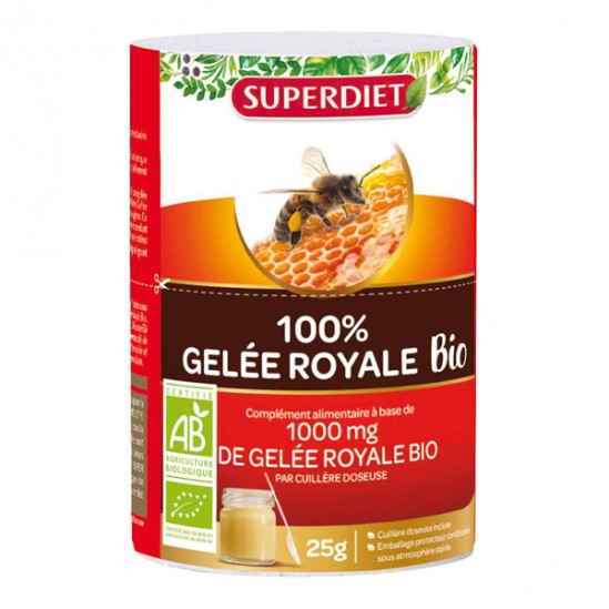 Superdiet gelée royale bio pot de 25g