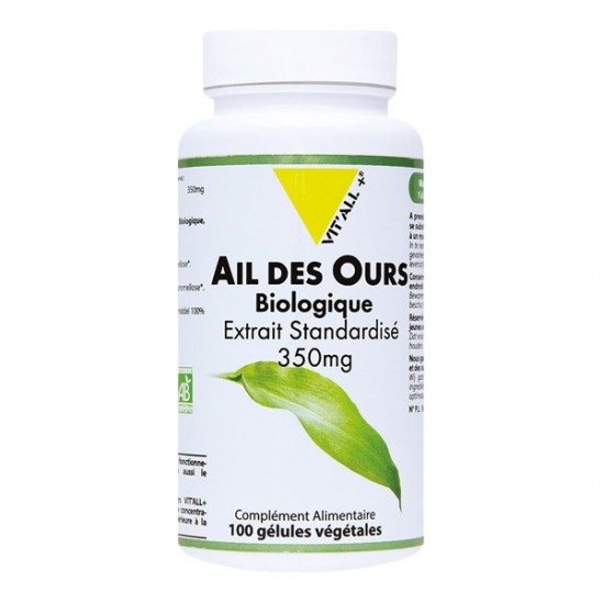 Vitall+ Ail des Ours bio 350mg 100 gélules végétales