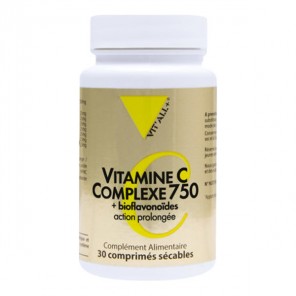 Vitall+ vitamine c complexe 750mg 100 comprimés