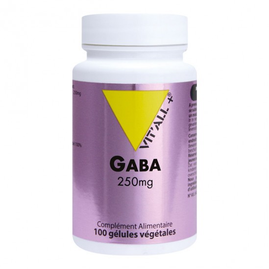 Vitall+ Gaba 250mg 100 gélules végétales