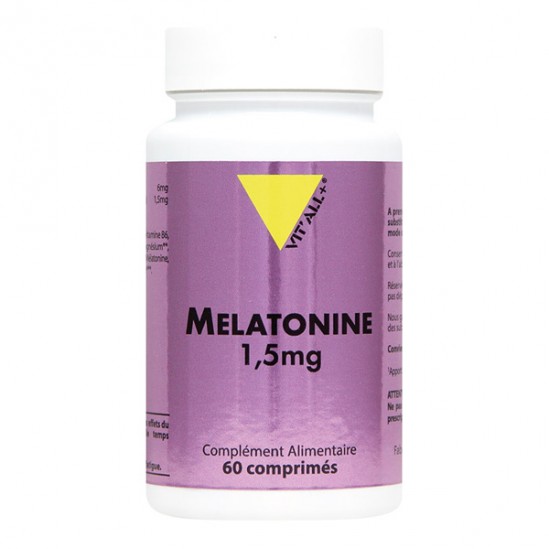 Vitall + mélatonine 1,5mg 60 comprimés