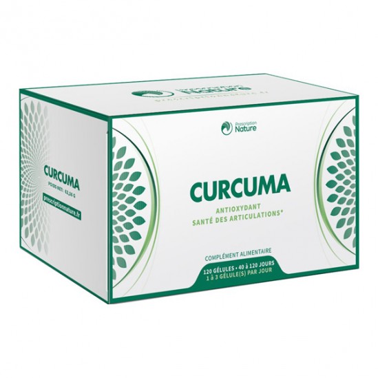 Prescription nature curcuma 120 gélules