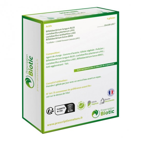 Prescription nature biotic équilibre 10MD 30 gélules