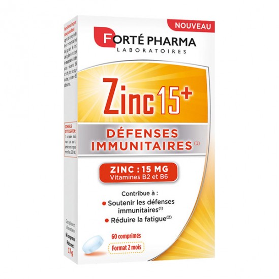 Forté phrama zinc 15+ 60 comprimés