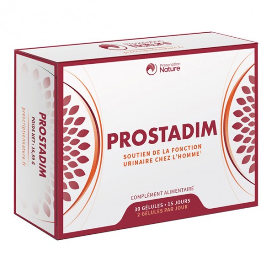 Prescription nature prostadim 30 gélules 16.59g