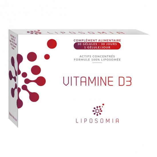 Prescription nature vitamine d3 liposomia 30 gélules
