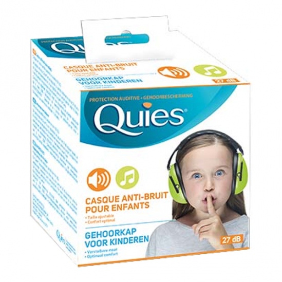Quies casque anti-bruit pour enfants vert