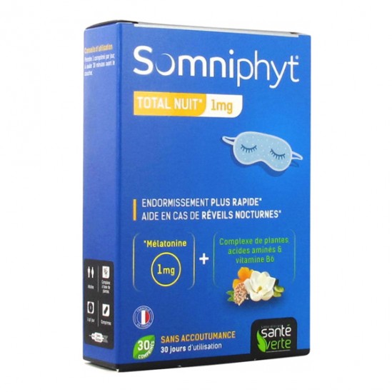 SOMNIPHYT MELATONINE 1MG CPR 30 SOMNIPHYT MELATONINE 1MG CPR 30