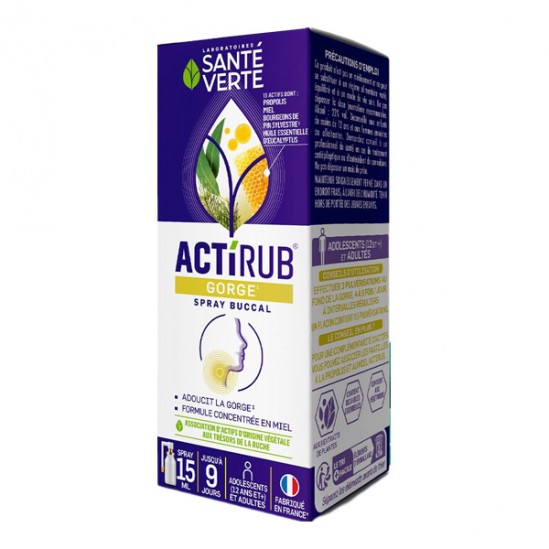 Santé Verte actirub spray buccal 15ml