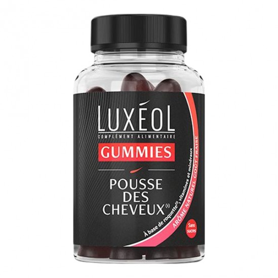 Luxéol pousse des cheveux 60 gummies