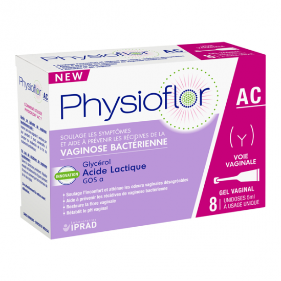 Iprad physioflor AC gel vaginal 8 unidoses de 5ml