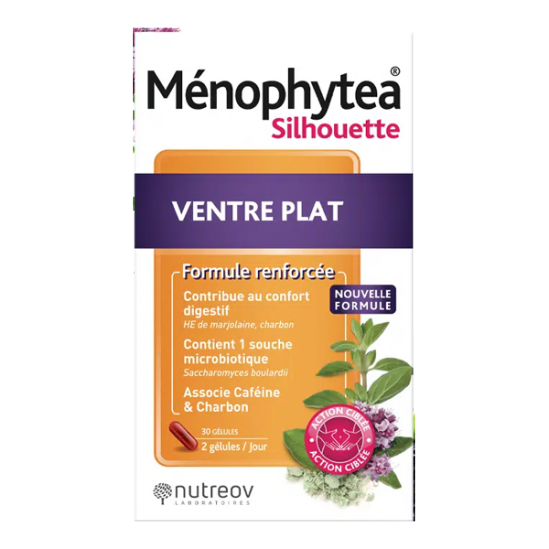 Nutreov ménophytea silhouette ventre plat 30 gélules