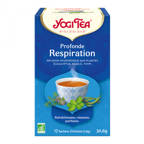 Yogi tea bio profonde respiration 17 sachets 30.6g