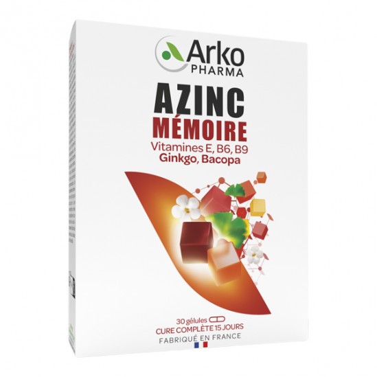 Arkopharma azinc mémoire 30 comprimés