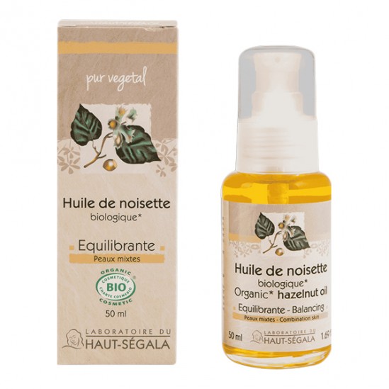 Haut Ségala huile de noisette certifiée bio 50ml