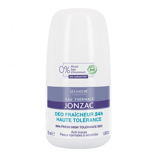 Eau de Jonzac déo fraîcheur 24h haute tolérance bio 50ml
