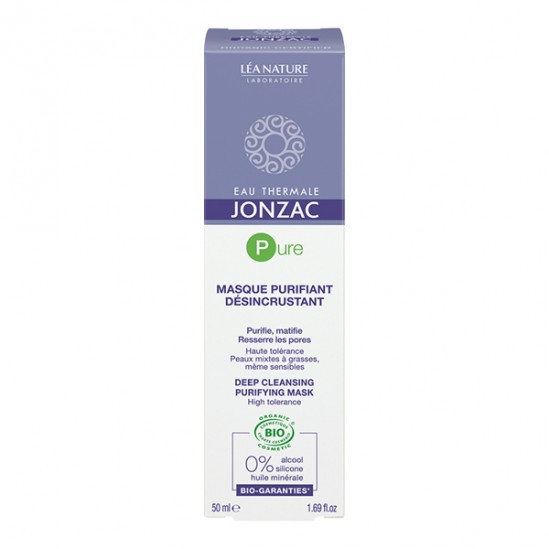 Eau de Jonzac pure masque purifiant désincrustant bio 50ml