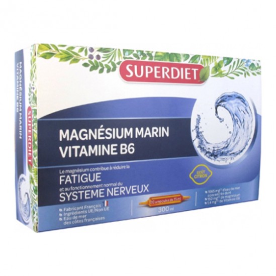 Superdiet magnésium marin & vitamine B6 300ml