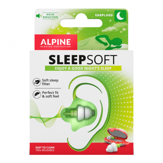 Alpine hearing protection bouchons d'oreilles sleep soft