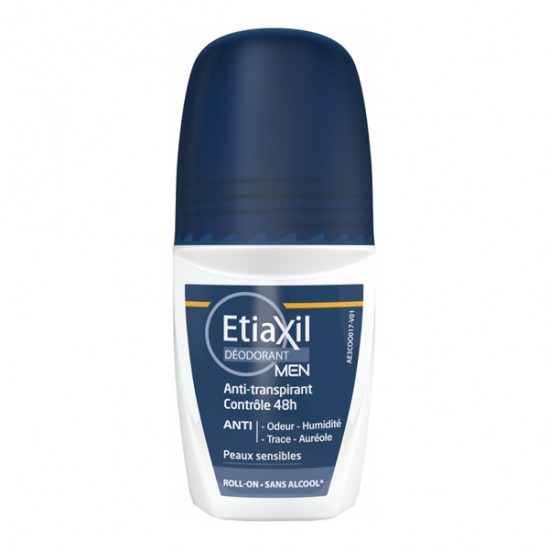 Etiaxil déodorant men anti-transpirant contrôle 48h 50ml