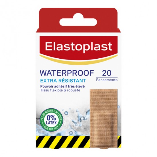 Elastoplast waterproof extra résistant 20 pansements Elastoplast waterproof extra résistant 20 pansements
