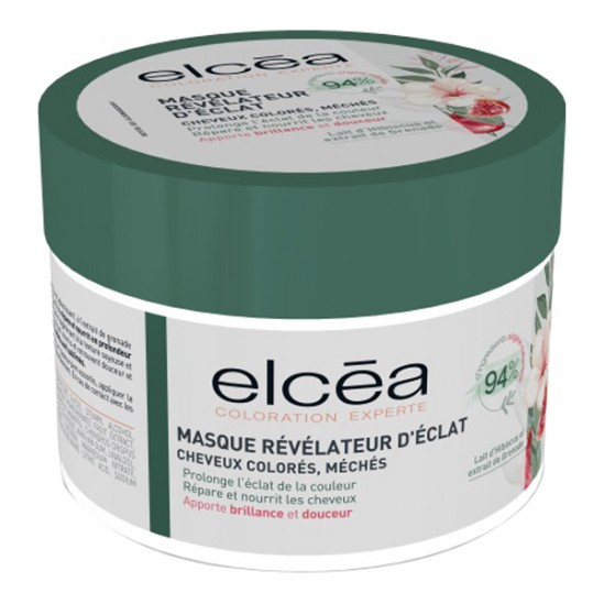 Elcéa masque révélateur d'éclat cheveux colorés 200ml