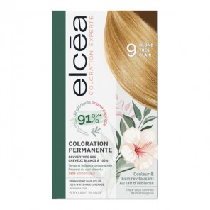 Elcéa coloration experte permanente kit noir bleuté 1.10