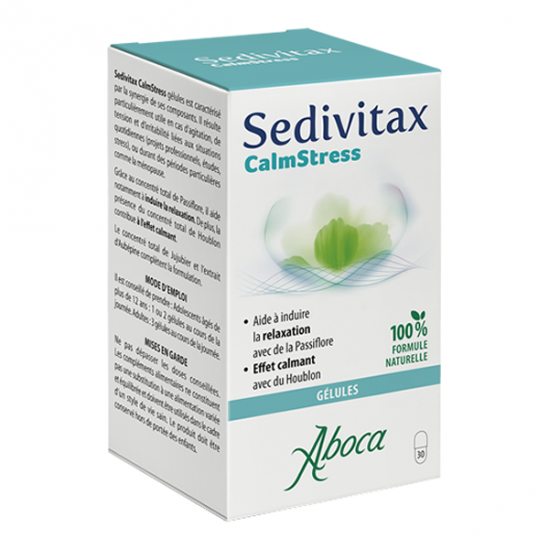 Aboca sedivitax calmstress 30 gélules Aboca sedivitax calmstress 30 gélules